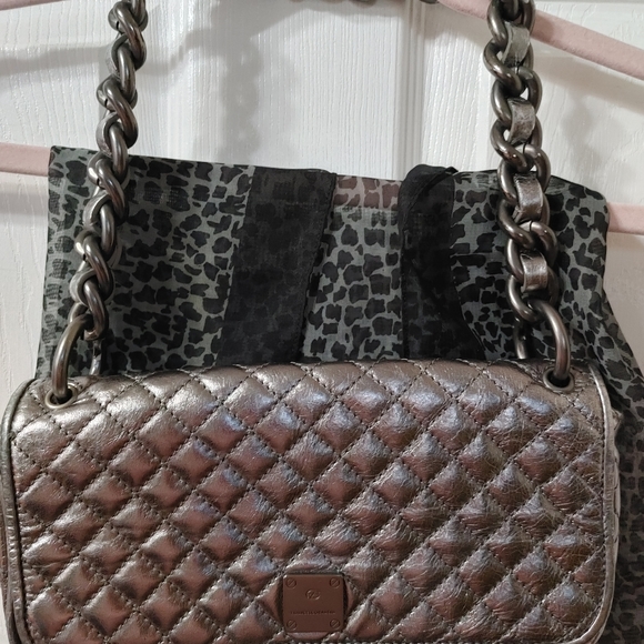 FRANCESCO BIASIA PURSE Quilted Chainlink - Picture 2 of 10